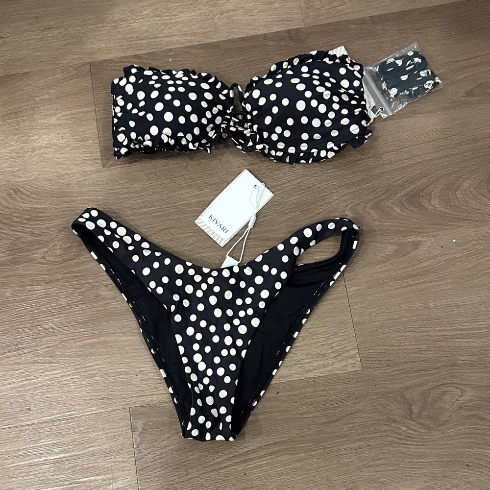 Kivari Minnie Navy Polka Dot Bikini